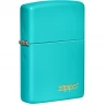 Зажигалка ZIPPO CLASSIC FLAT TURQUOISE 49454ZL